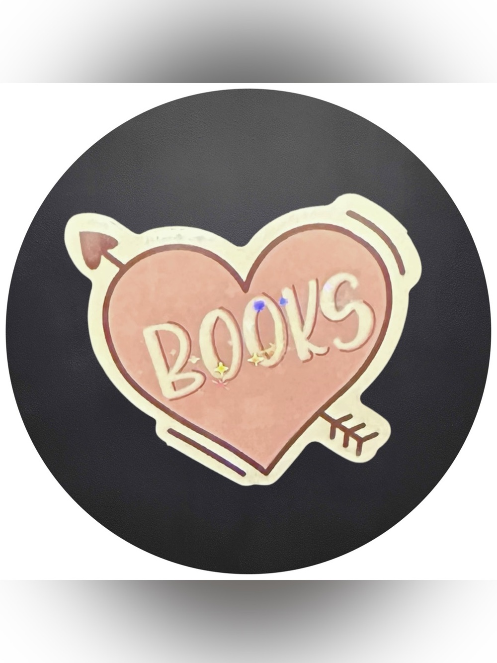 5 for $5 BOOKS Vinyl Holographic Sticker